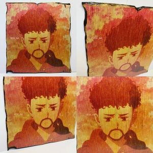 Wood Art Hand-Made - Bad Bunny Yonaguni